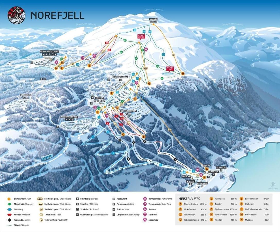 Norebu - Norefjell Noresund Exterior foto